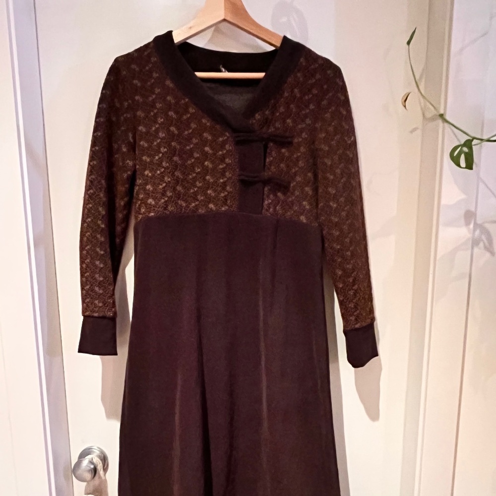 Vintage kimono maxi dress